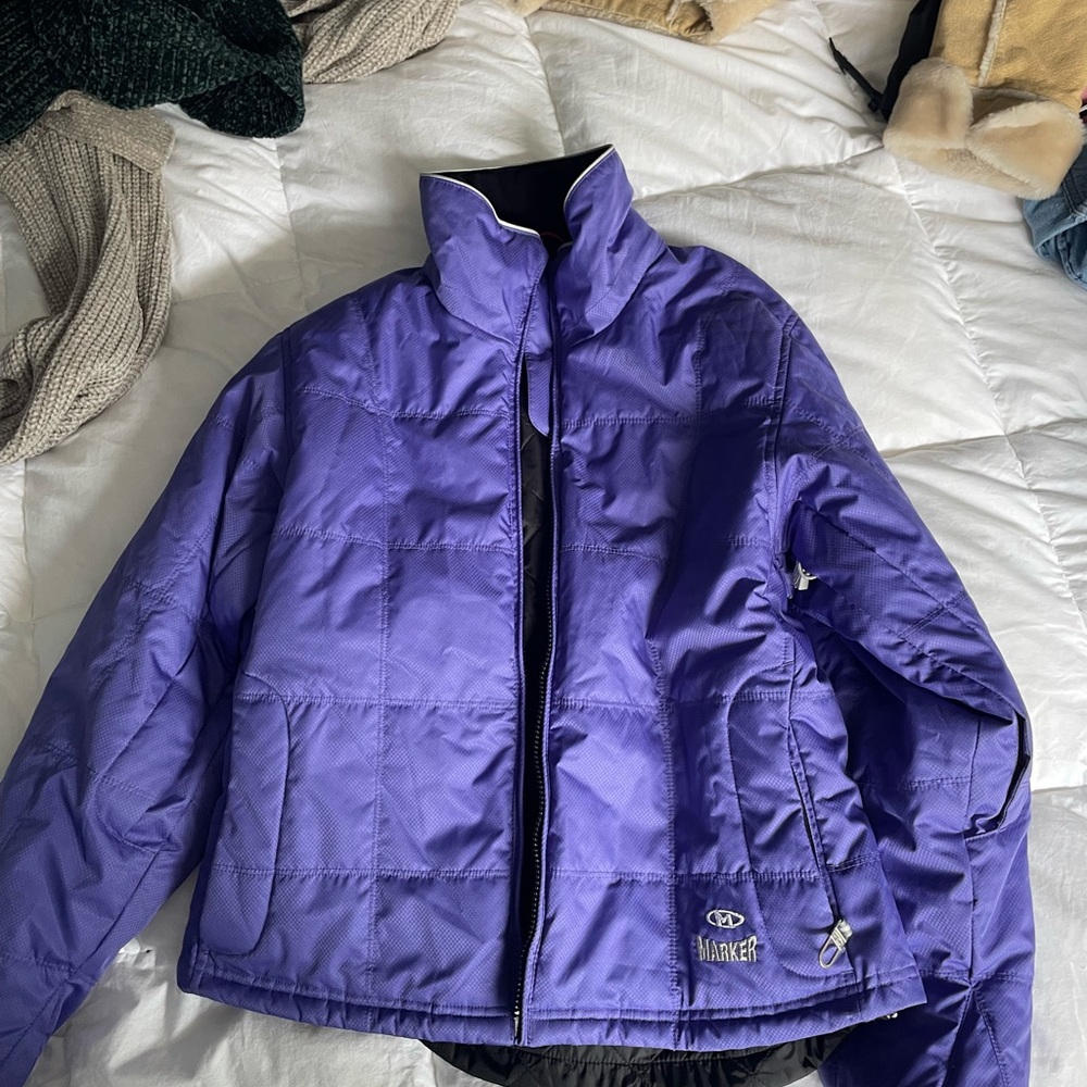 Marker purple insulated ski jacket never worn